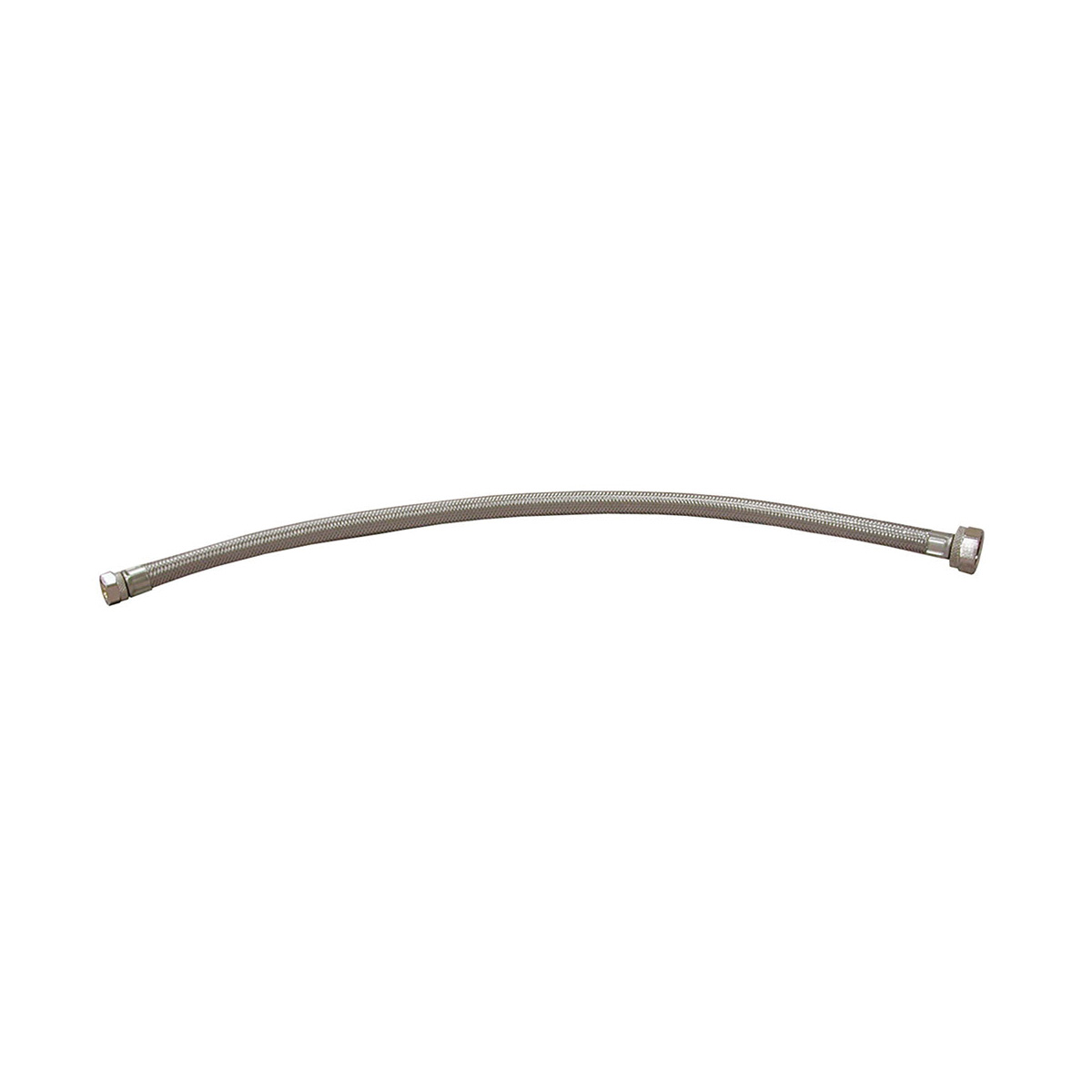 1/2 IN FIP X 1/2 IN FIP 16 IN LENGTH BRAIDED SS LAV CONNECTOR (25 PER CASE)