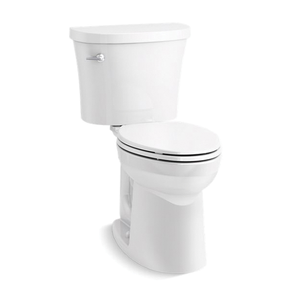 Kohler&reg; Kingston Complete 26077-0 2-Piece Chair Height Toilet