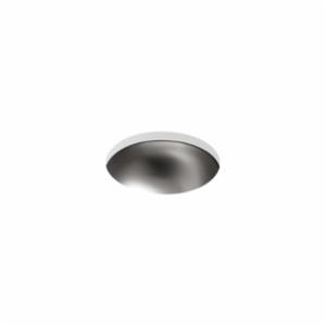 Kohler® 2610-SU-NA Bolero® Bathroom Sink, Round Shape, 13-5/8 in W x 5-7/8 in H, Drop-In Mount, Stainless Steel, Satin
