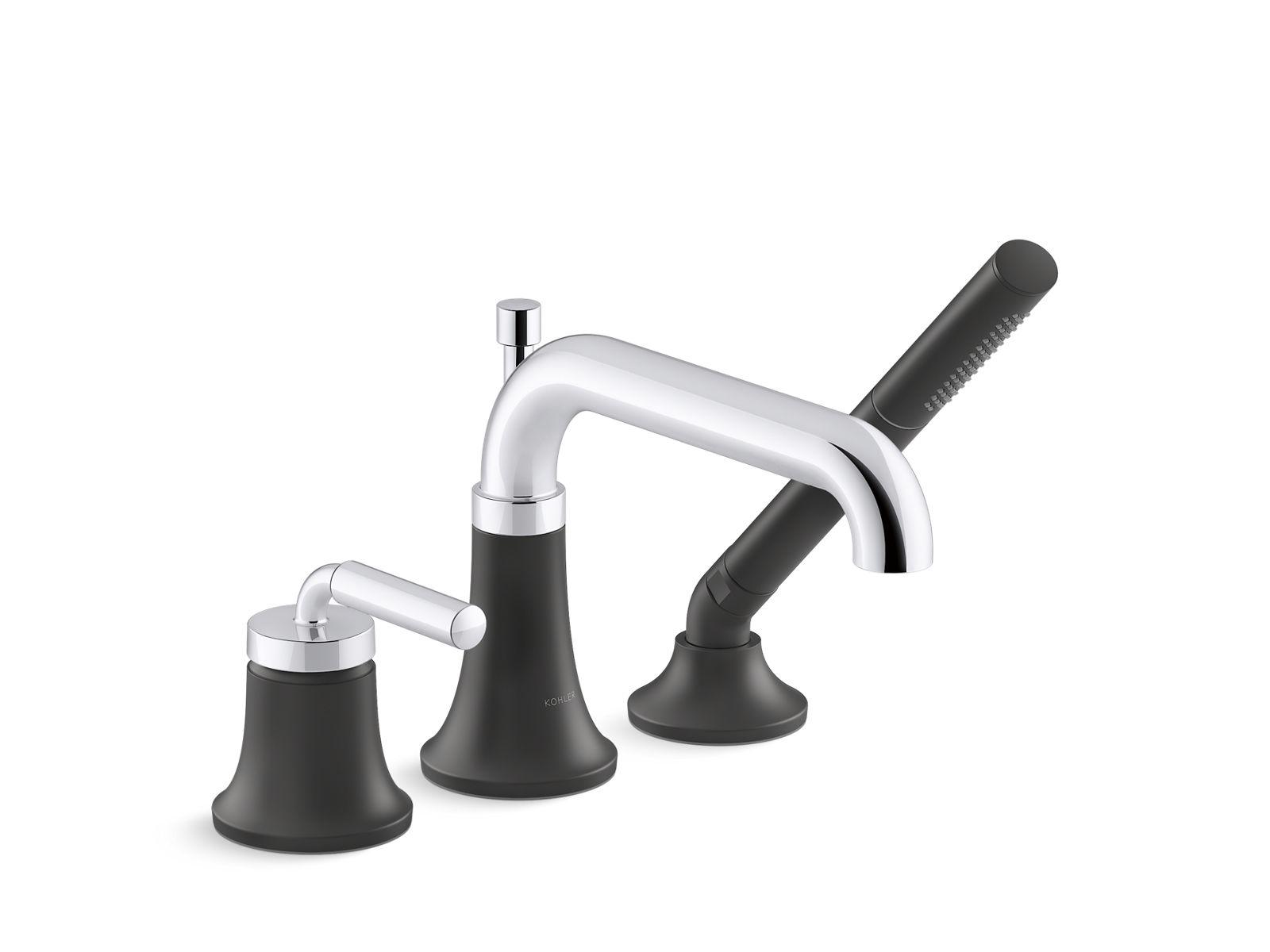 Kohler® 26441-4-CBL 26441-4 Tone™ Faucet with Handshower, 1.75 gpm Flow Rate, 8-9/16 in Reach