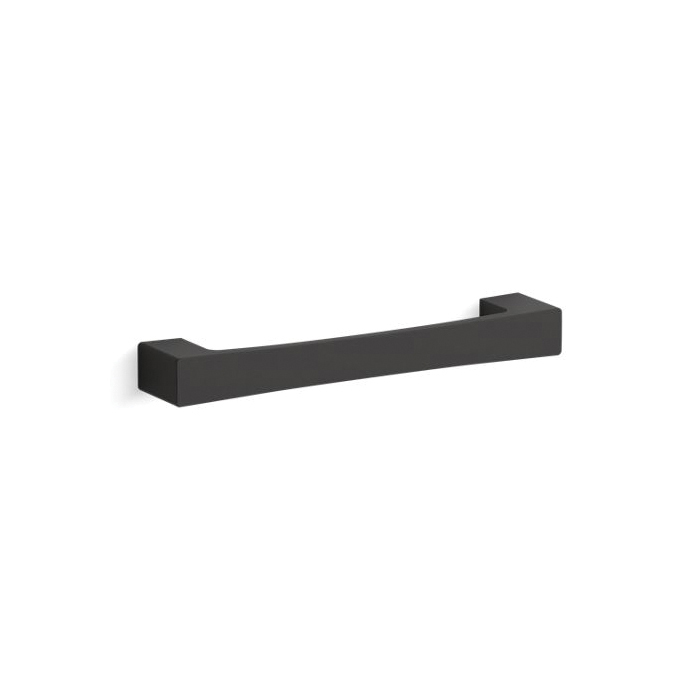 Kohler® 26640-BL Honesty® Drawer Pull, 5 in Drawer Pull, Cabinet Mount, Zinc, Matte Black