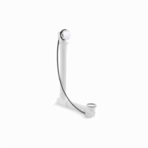 Kohler® 7213-CP Cable Bath Drain With PVC Tubing, 19-3/4 in H x 3 in W, PVC, Polished Chrome
