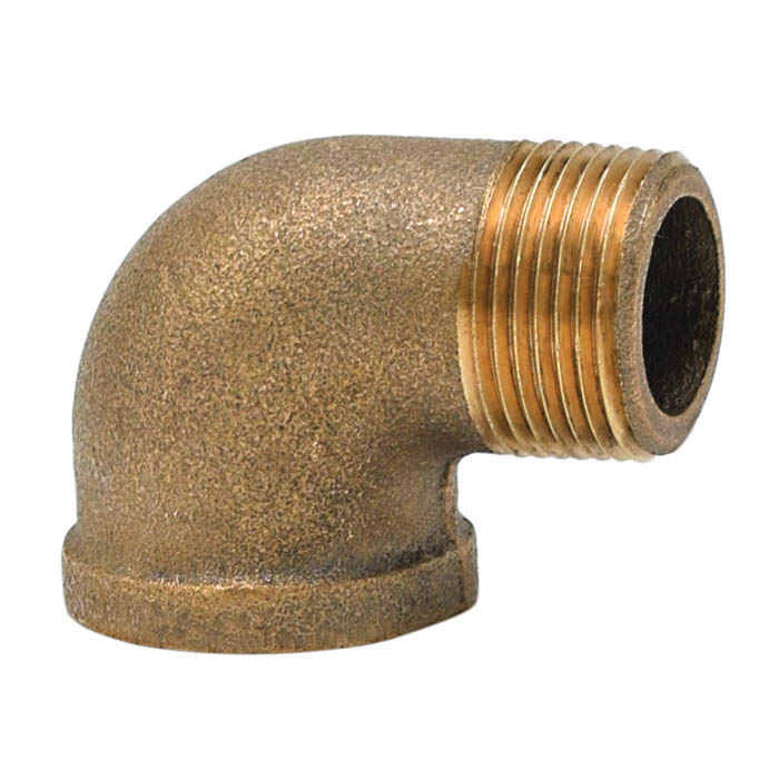 1 in Brass Street 90 Lead Free Gs
