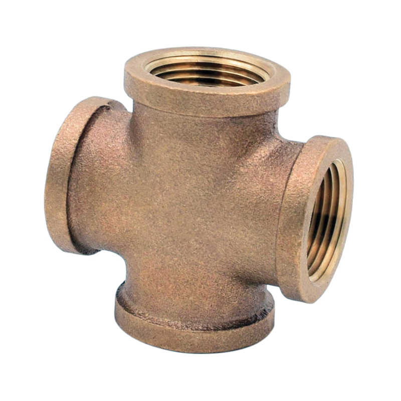 1-1/4 in Brass Cross No Lead Gs