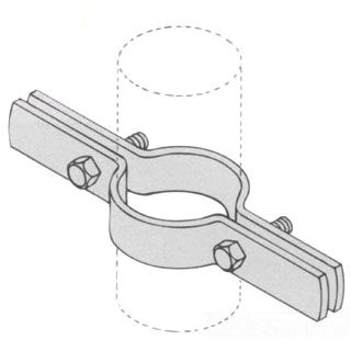1 in Plain Riser Clamp