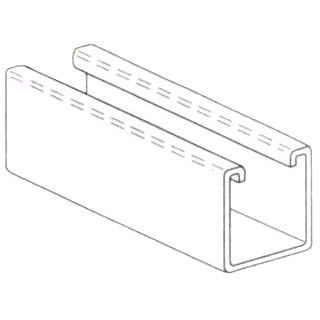 15/8 X 10 GALV SOLID STRUT 12 GAUGE; PHD 1001