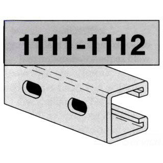 1 5/8 X 1 5/8 X 20 GALV SLOTTED; STRUT 14 GAUGE 584