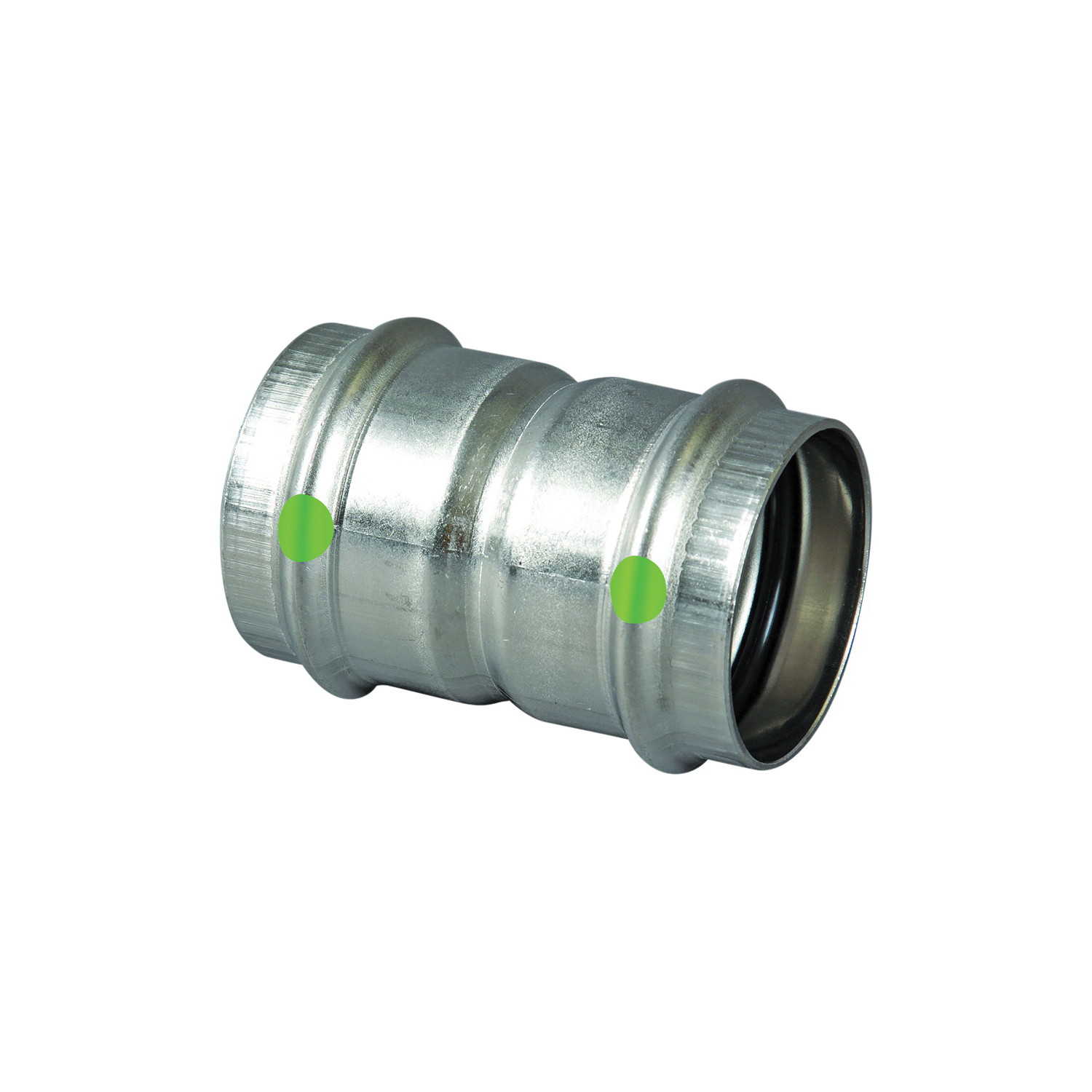 Propress® 80280 Coupling With Stop, 1-1/4 in