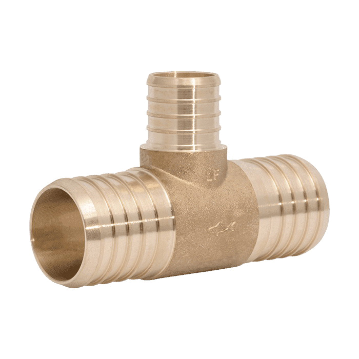 Sharkbite&reg; Uc08414128 Crimp Tee, 1-1/2 x 1-1/2 x 1 in