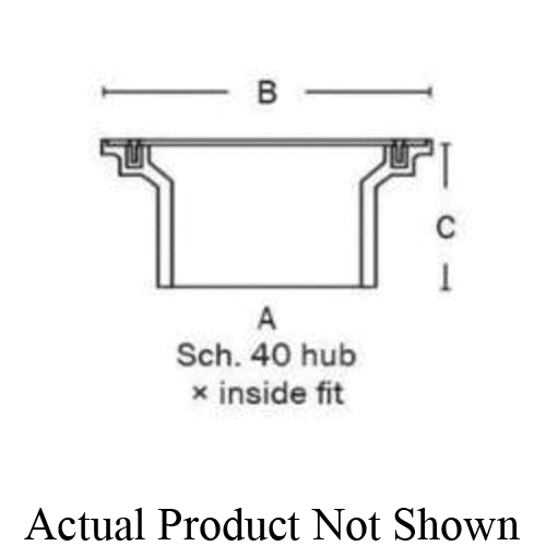 Sioux Chief 840-2PPK Drain, 2 x 3 in