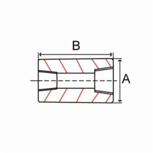 1-1/2 x 1 in Forged Steel Threaded Coupling Gs