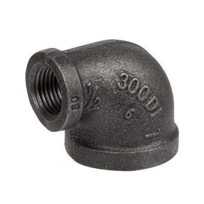 1 x 1/2 in 90 Elbow Ductile Iron Screwed