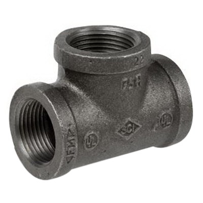 1 in Tee Ductile Iron Screwed