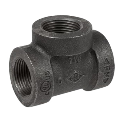 1 in Black Cast Iron Tee Gs