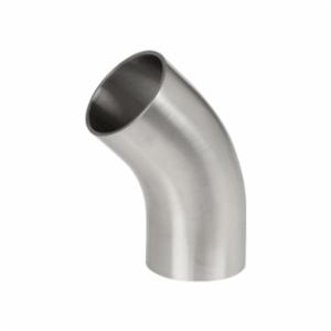 1-1/2 in Sanitary 316 SS 45 Elbow Weld End