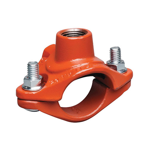 Victaulic&reg; Cb26922Ye0 Outlet Tee, 1-1/2 x 1/2 in