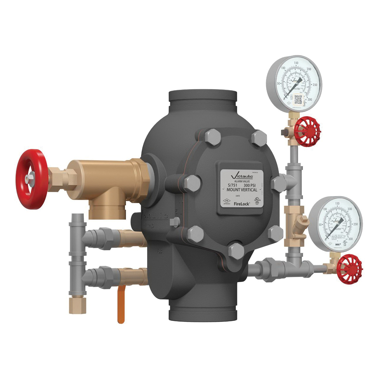 Victaulic&reg; S030751201 Alarm Check Valve, 3 in