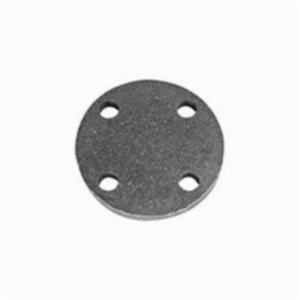 2 in Black Cast Iron Blind Flange