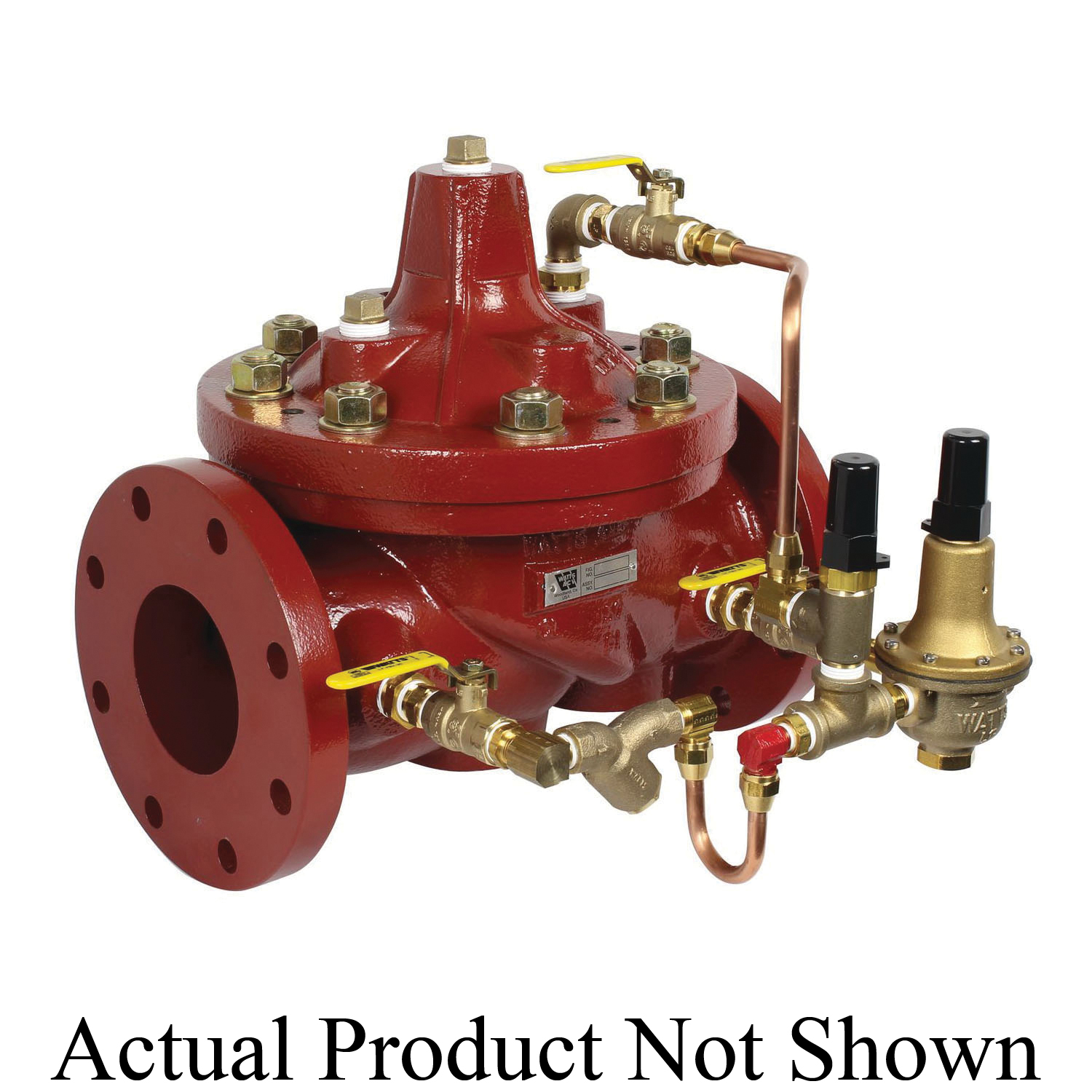 WATTS® 8040-04 Mustang LFM115-2 Globe Pattern Pressure Reducing Control Valve, 2 in Nominal, NPT End Style, 400 psi Pressure, Ductile Iron Body