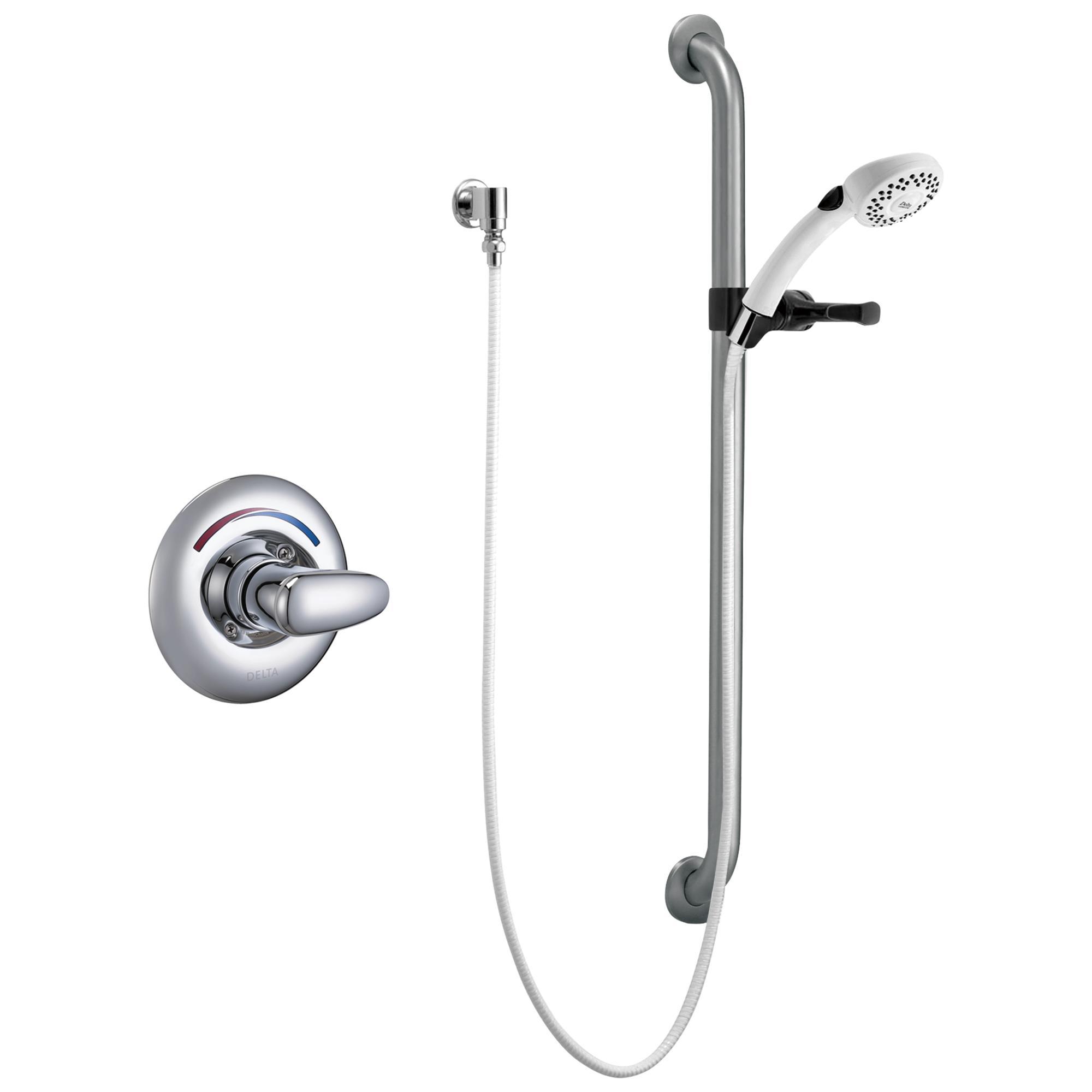 DELTA® T13H152-05 Universal Shower Valve Trim, MultiChoice®, 1.5 gpm, Polished Chrome