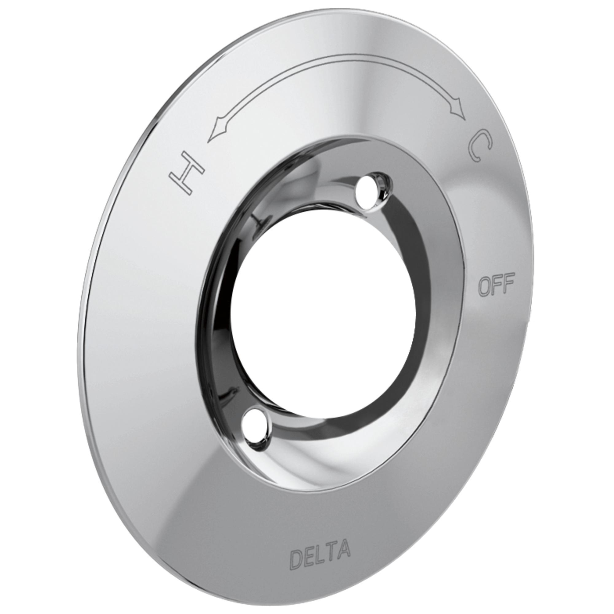 DELTA® RP64602 Talbott™ Escutcheon, For Use With Dawson™ Monitor® 14 Series 144720 Tub and Shower Trim, Polished Chrome, Import