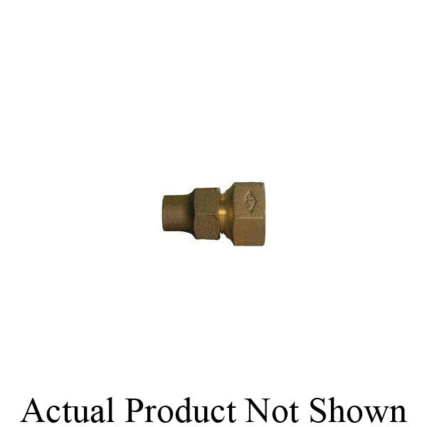 A.Y. McDonald 5130-080, 74755L Straight Adapter, 3/4 x 1 in Nominal, C Flare x Female C Flare End Style, Domestic