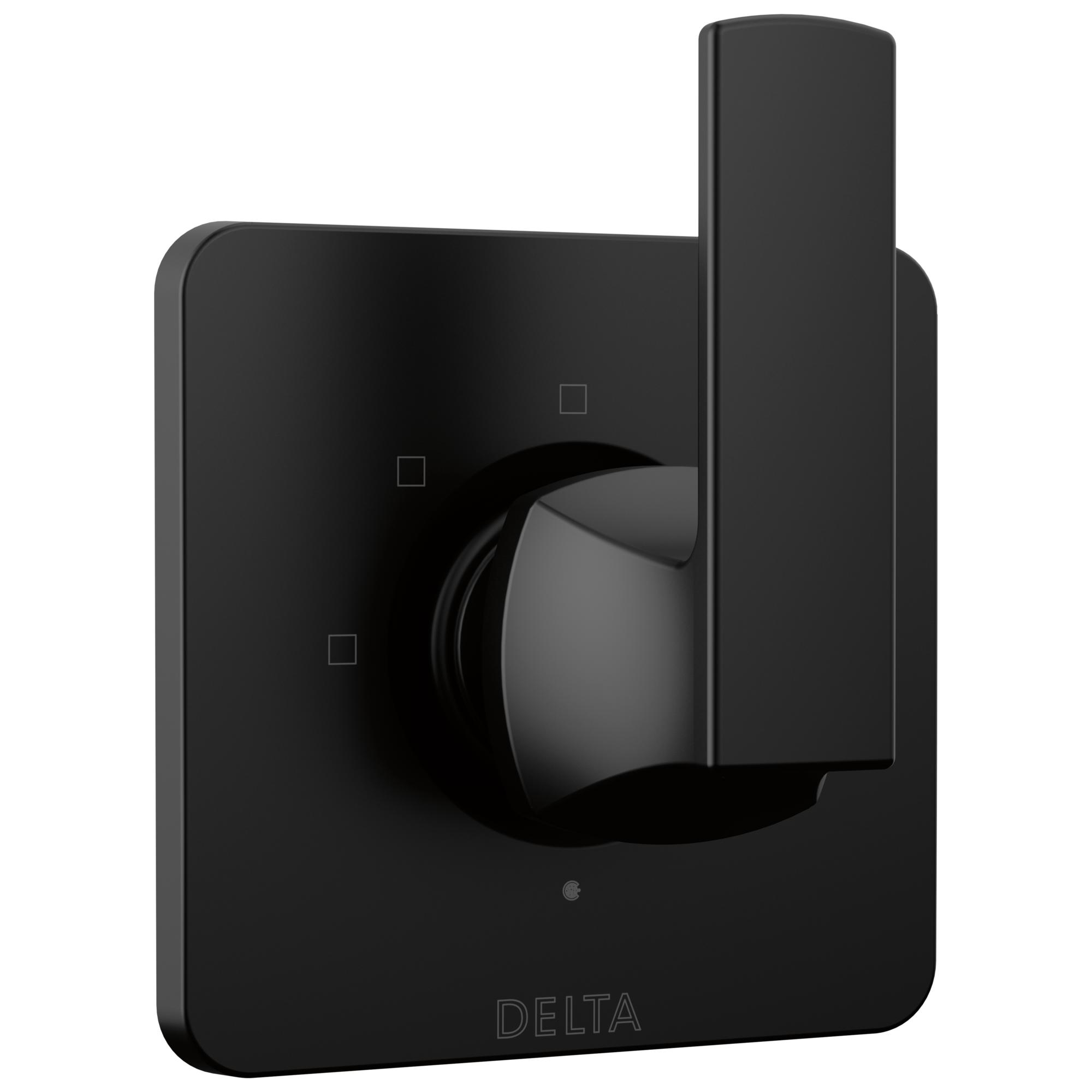 DELTA® T11837-BL 2-Port 3-Setting Diverter Trim, Matte Black