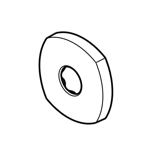 DELTA® RP100370RB Stryke™ Shower Flange, For Use With Stryke™ Model T140766 14 Series Valve Only, Stryke™ Model T142766 14 Series Shower Only and Stryke™ Model T144766 14 Series Tub and Shower, 7/16 in H, Venetian Bronze, Import