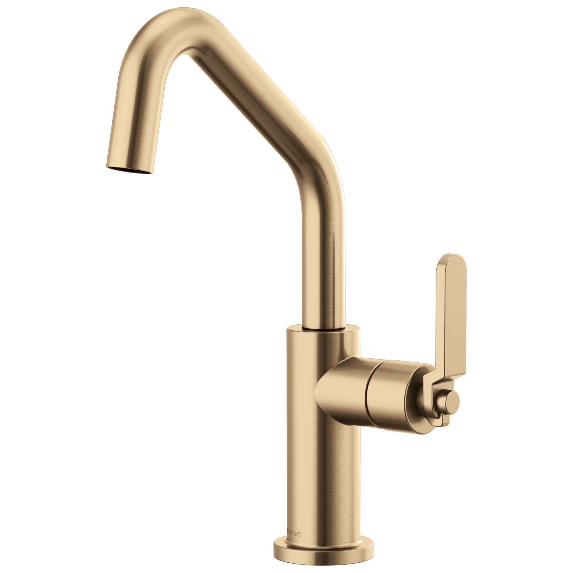 Brizo® 61064LF-GL Bar Faucet, Litze™, Luxe Gold, 1 Handle, 1.8 gpm