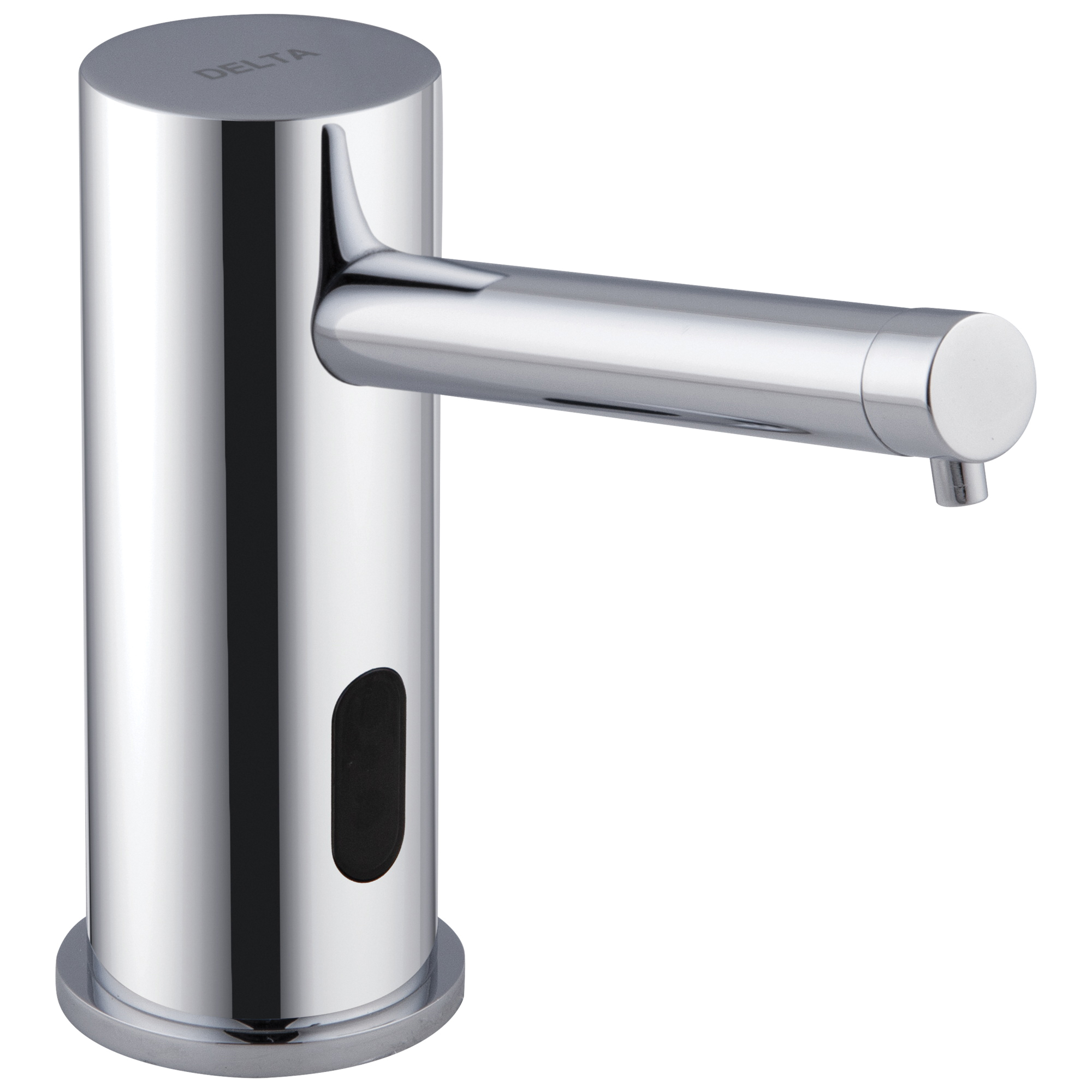 DELTA® DESD-751 HDF® DEMD™ Electronic Battery-Operated Soap Dispenser, Polished Chrome, 33.8 oz Capacity, Deck Mount, Import, Commercial