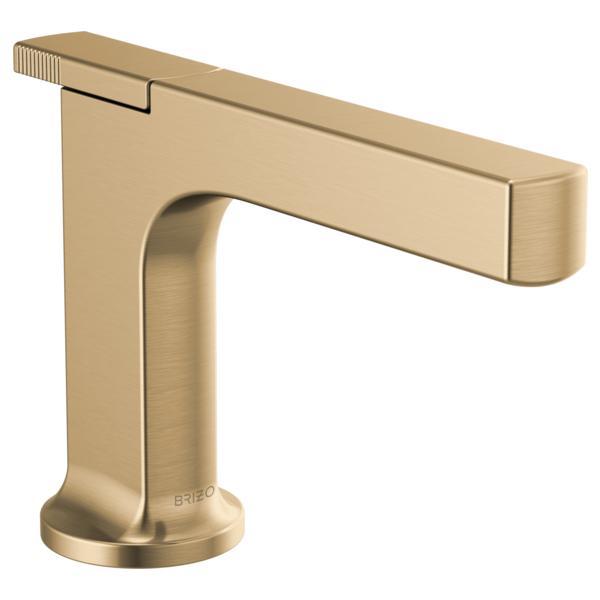 Brizo® 65006LF-GL Kintsu™ Lavatory Faucet, 1.5 gpm at 60 psi Flow Rate, 3-13/16 in H Spout, 1 Handle, 1 Faucet Hole, Luxe Gold