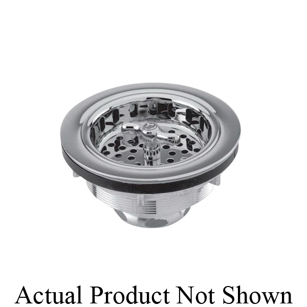 Newport Brass® 120/06 Large Wing Nut Locking Style Basket Strainer Set, Solid Brass, Antique Brass