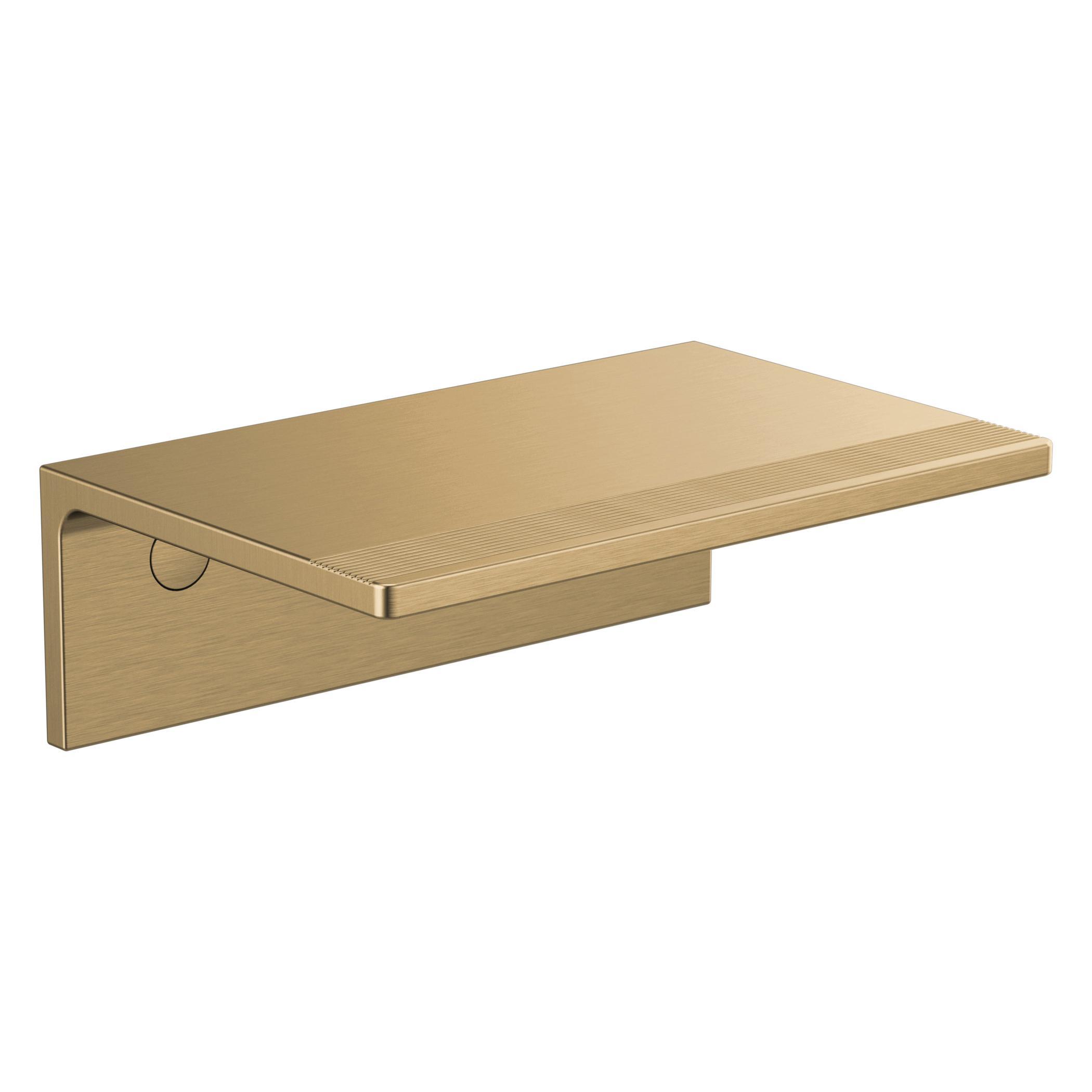 Brizo® 695007-GL Kintsu™ Tissue Holder Utility Shelf, 2 in H, Metal, Luxe Gold, Import