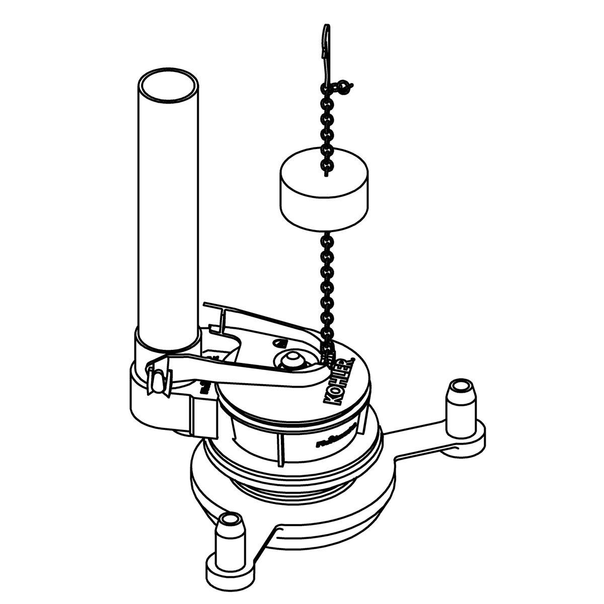 Kohler® 1110262 Replacement Flush Valve Kit