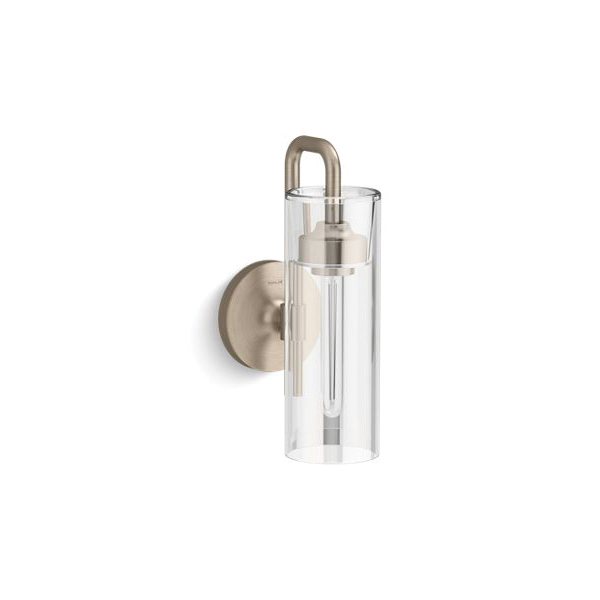 Kohler® 27262-SC01-BVL 27262-SC01 Purist Light Sconce, CFL Lamp, 120 VAC, Vibrant® Brushed Bronze Housing, (1) Lamps