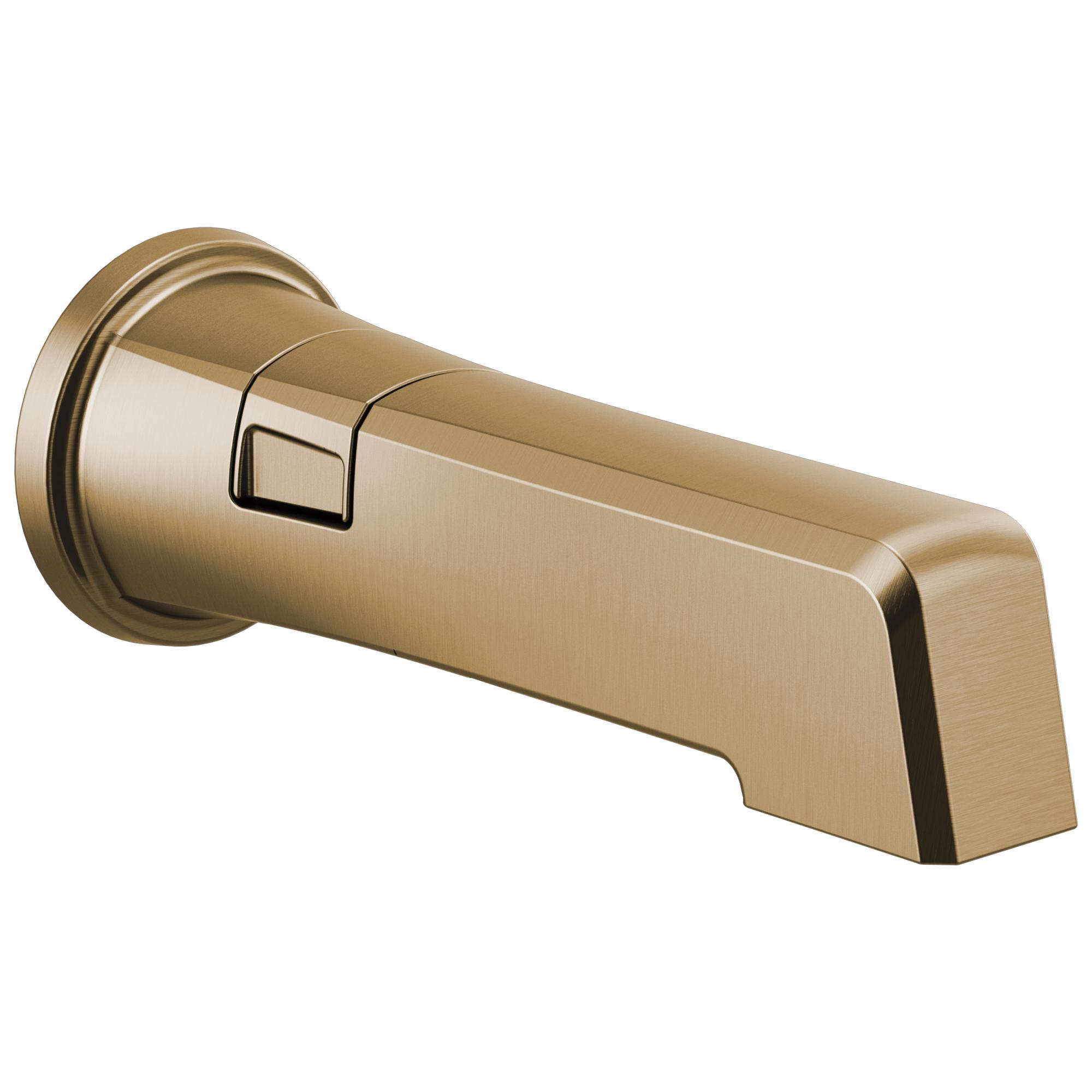 Brizo® RP92042GL Diverter Tub Spout, 8-11/16 x 3-5/8 in, For Use With: Levoir™ Tempassure® Model T60098 Thermostatic Valve Only Trim, Solid Brass, Luxe Gold, Domestic