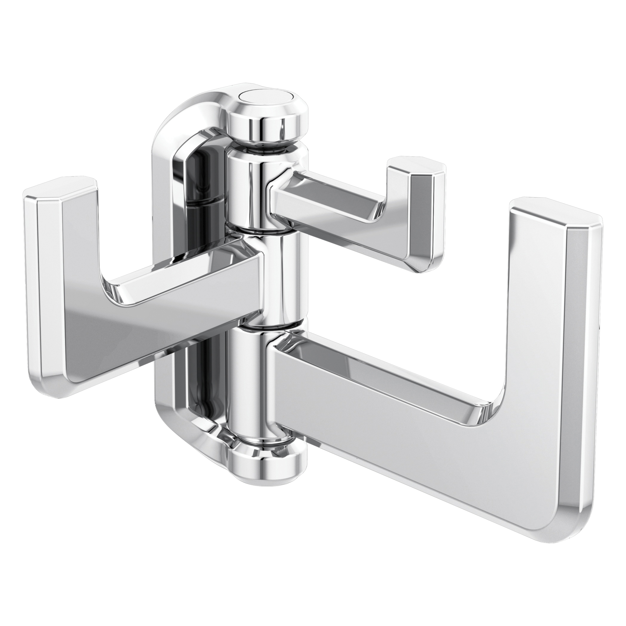 Brizo® 693597-PC Levoir™ Hinged Robe Hook, 1 in OAW x 4-3/8 in OAD x 3-1/8 in OAH, Import