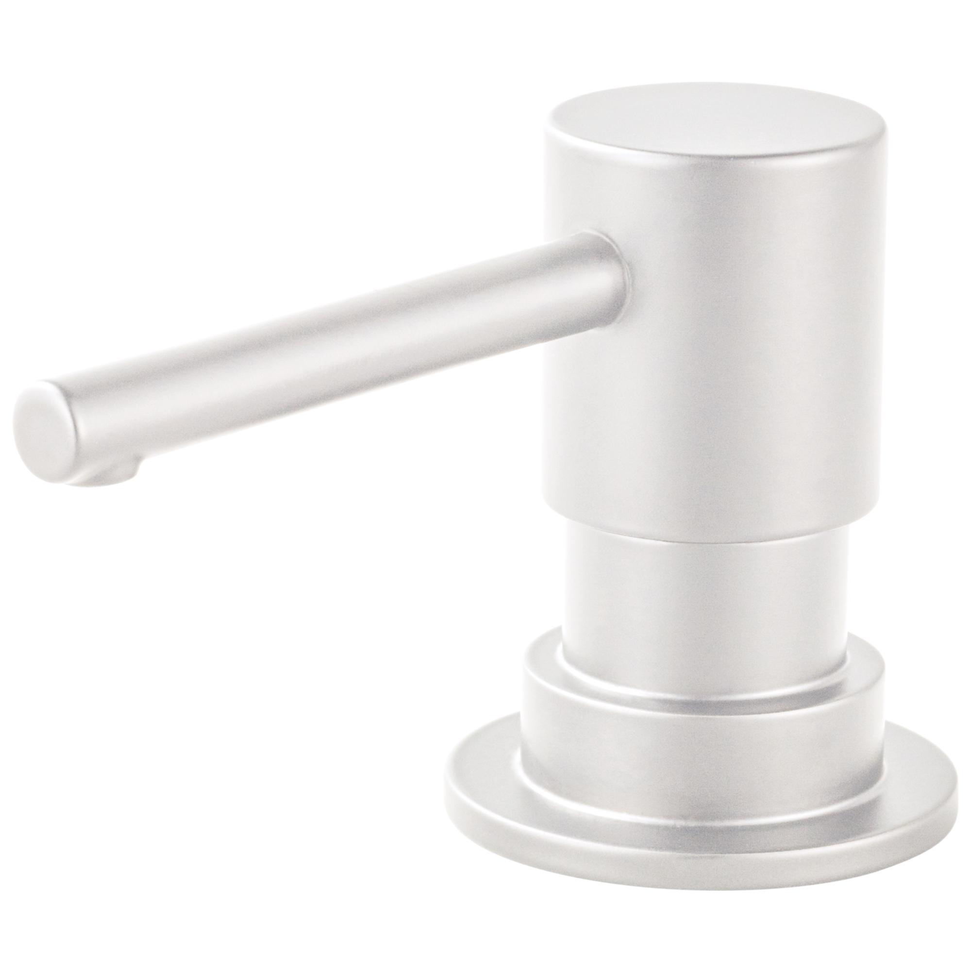 Brizo® RP79275MW Solna® Soap/Lotion Dispenser With Bottle, 13 oz Capacity, Deck Mount, Brass, Import