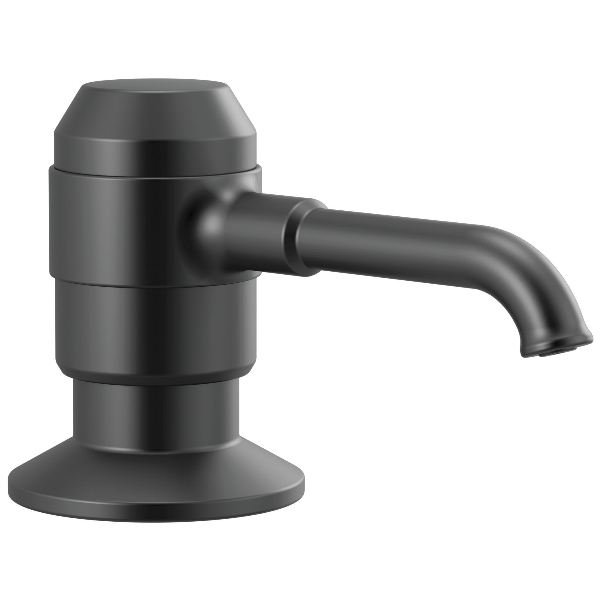 DELTA® RP100632BL Soap Dispenser, 13 oz Capacity, 3.94 in OAL, Deck Mounting, Import