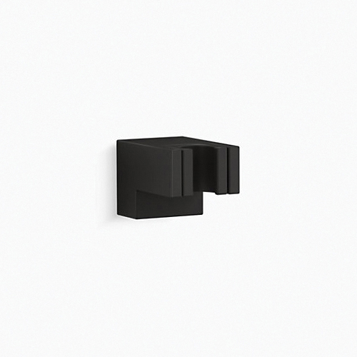 Kohler® 26309-BL Statement™ Square Angle Handshower Holder, Wall Mount, For Use With Statement™ Handshower and Hose, Zinc