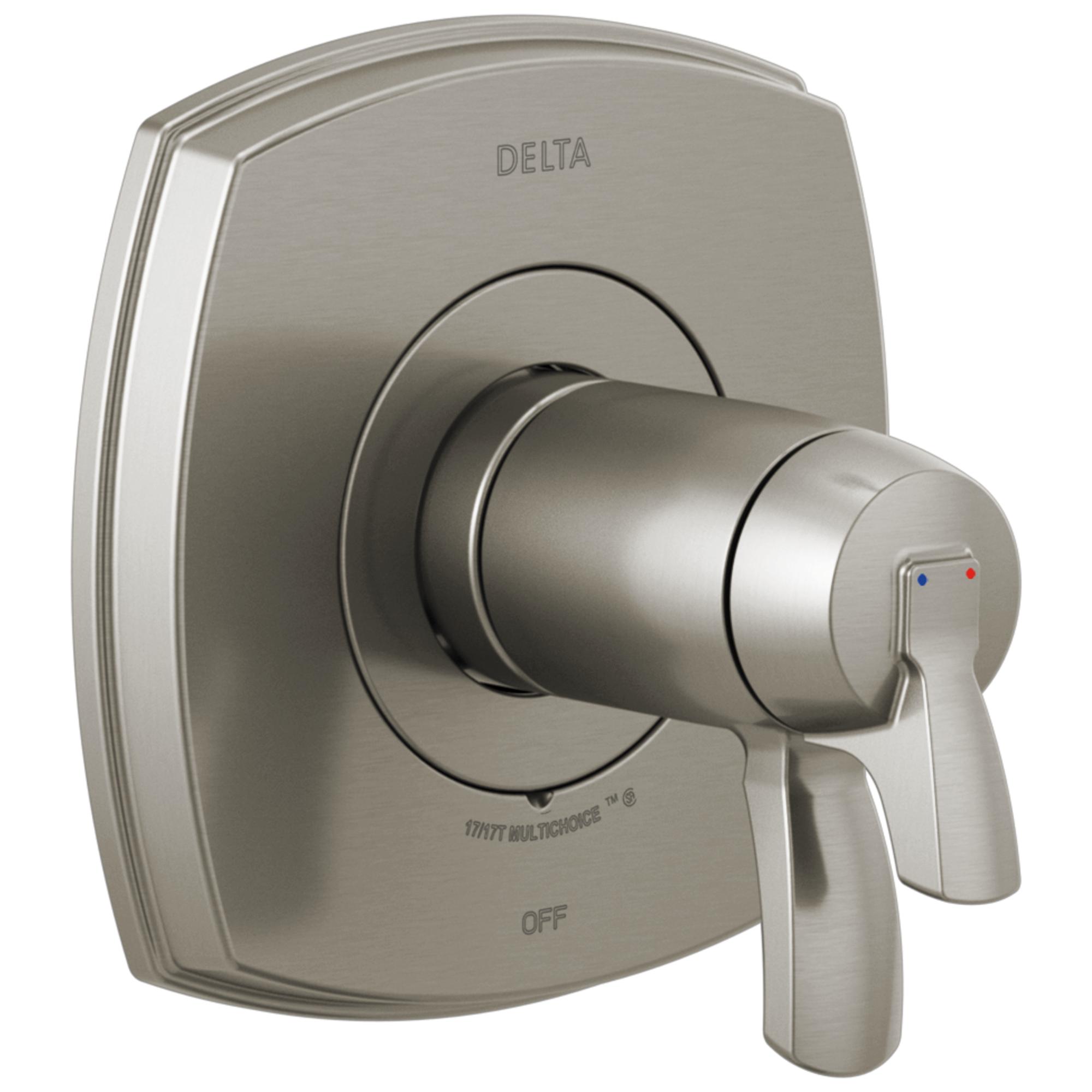 DELTA® T17T076-SS-PR Stryke® Single Handle Lever Valve, Zinc Body, Stainless