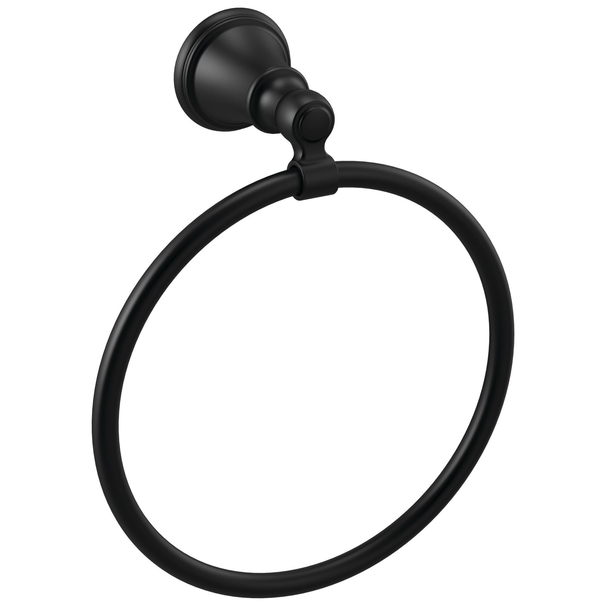 DELTA® 73246-BL Towel Ring, 7.81 in OAH x 2.875 in OAD, Metal, Import