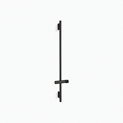 Kohler® 26313-BL Statement™ Adjustable Slide Bar, 39 in L Bar, 7 in OAL x 2-11/16 in OAD, Metal, Matte Black