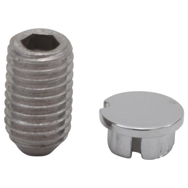 DELTA® RP51019 Set Screw and Button, Polished Chrome, Import