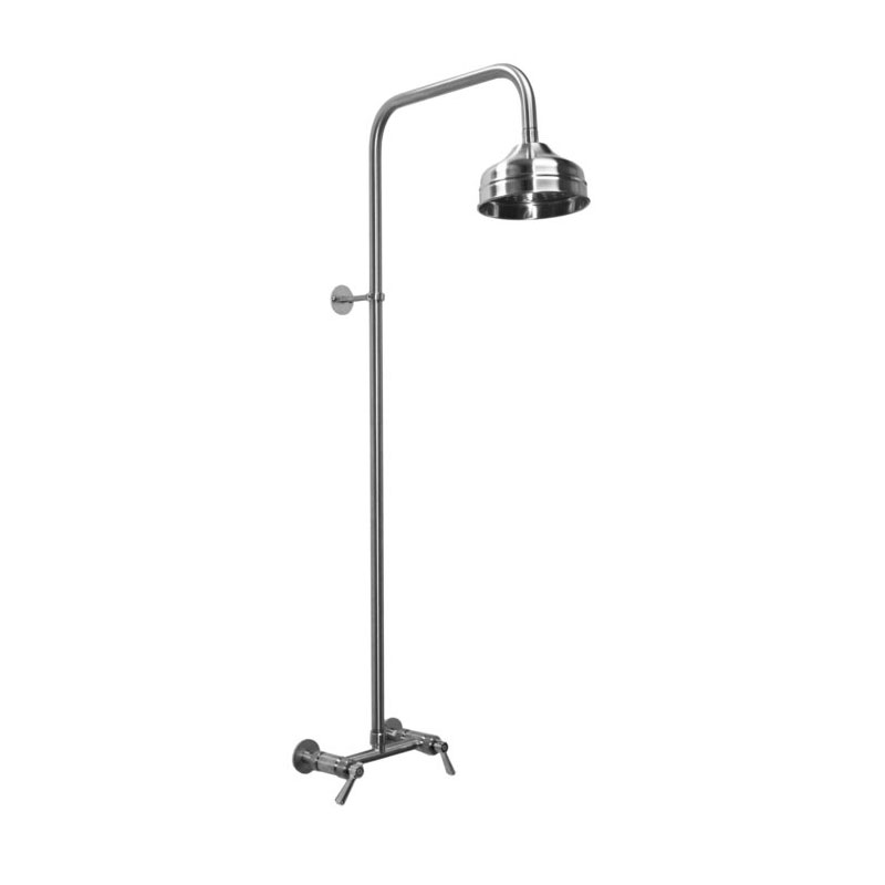 Outdoor Shower Company WMHC-445-SS Wall Mount Hot & Cold Shower