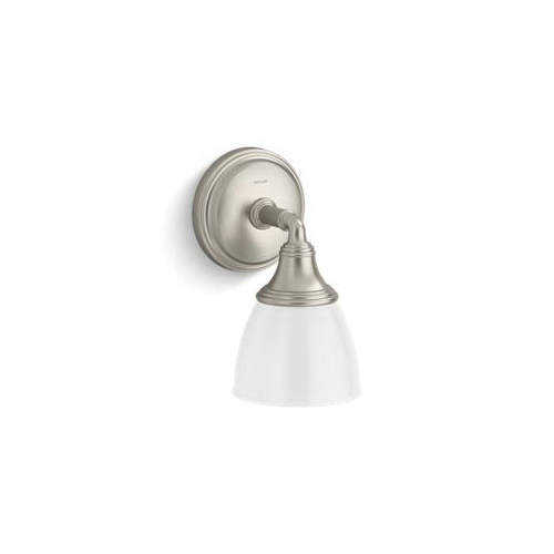 Kohler® 10570-BNL 10570 Devonshire® Dimmable Bathroom Sconce, 120 V AC, Brushed Nickel Housing, (1) Lamps