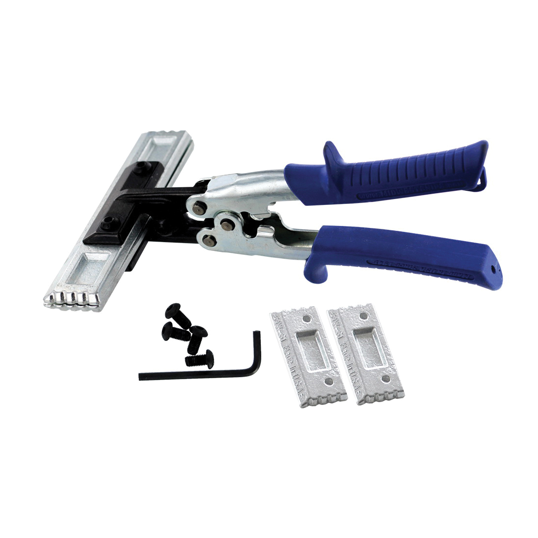 Midwest Snips&reg; MWT-S36 Straight Handle Seamer Set, 22 to 24 ga Metal Gauge, Graduations: 1/4 in, Kush&apos;N-Power Grip Handle