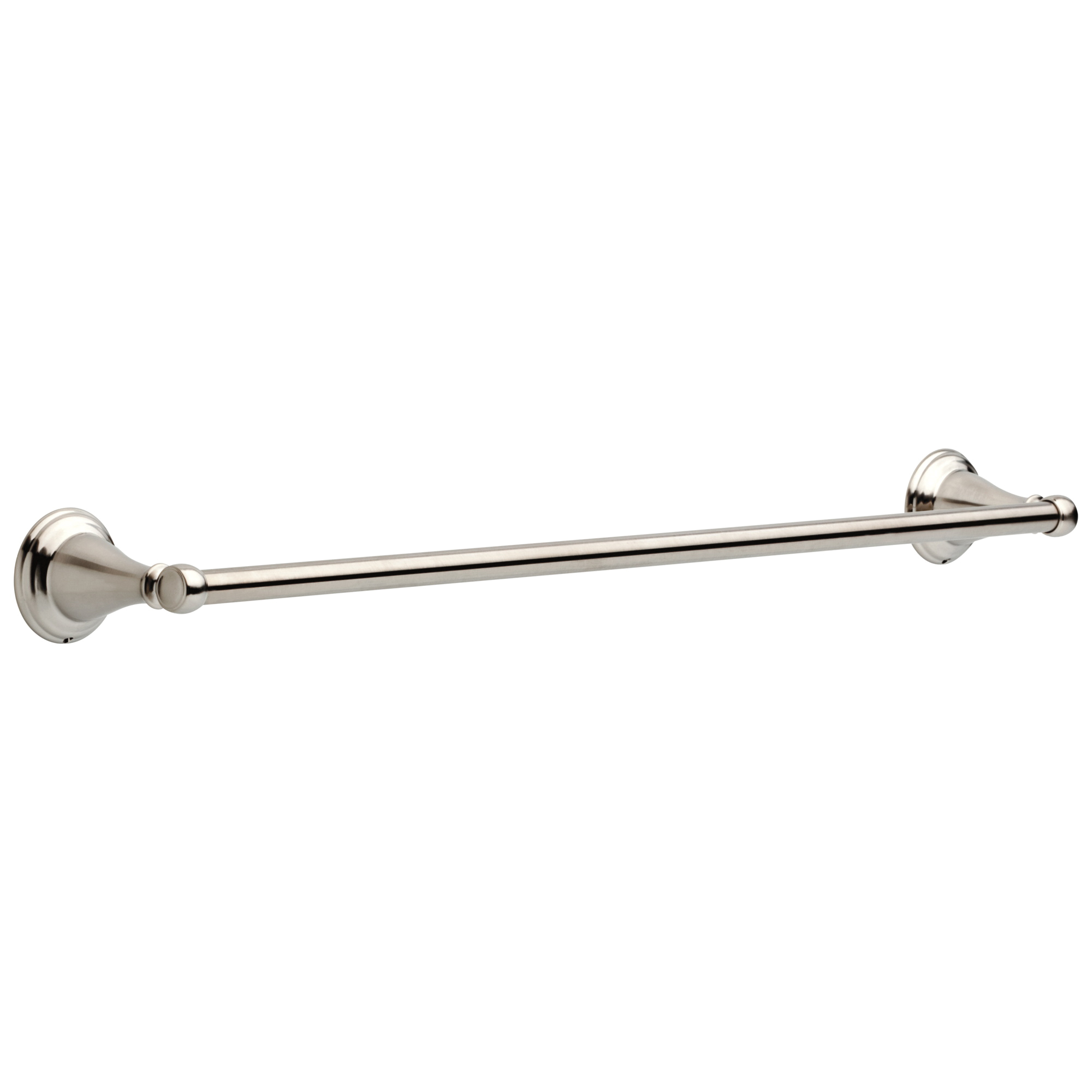 DELTA® 70024-SS Windemere® Towel Bar, 24 in L Bar, 3-1/2 in OAD x 2-5/32 in OAH, Brass, Stainless Steel, Import