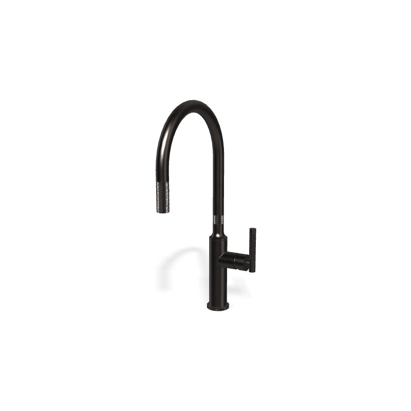 Graff® G-4330-LM57L-BOX Pull-Down Kitchen Faucet, Brushed Onyx PVD