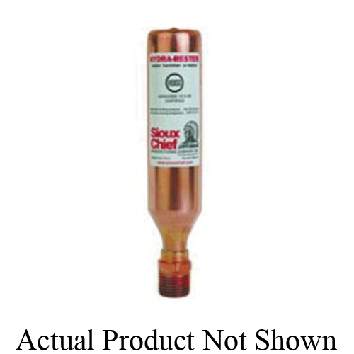 Sioux Chief HydraRester&trade: 652-AWG 650 Water Hammer Arrester, 1/2 in, F1960 PEX Grip&trade:, 350 psig, 1 to 11 Fixture Unit Capacity